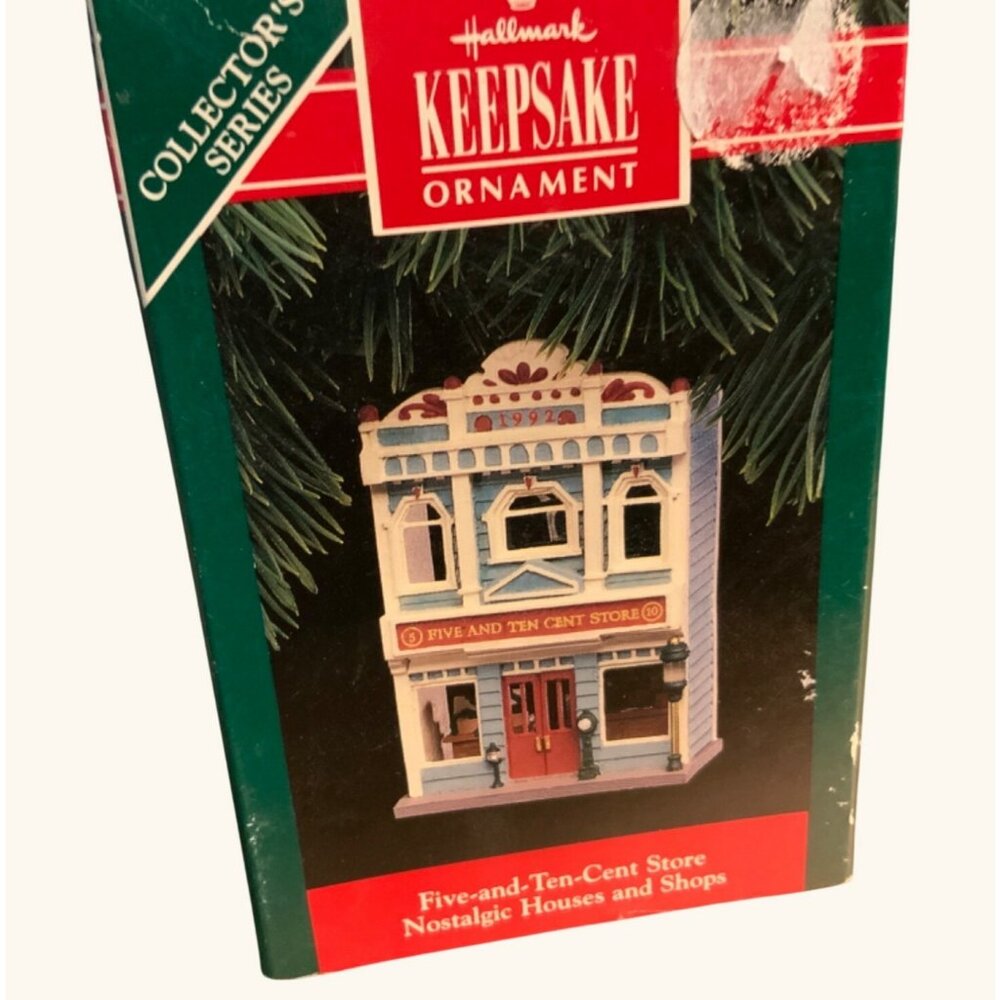 Hallmark Keepsake Ornament Five-And-Ten-Cent Store From 1992 Nostalgic Houses